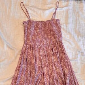 Lulu’s maxi purple floral dress size small